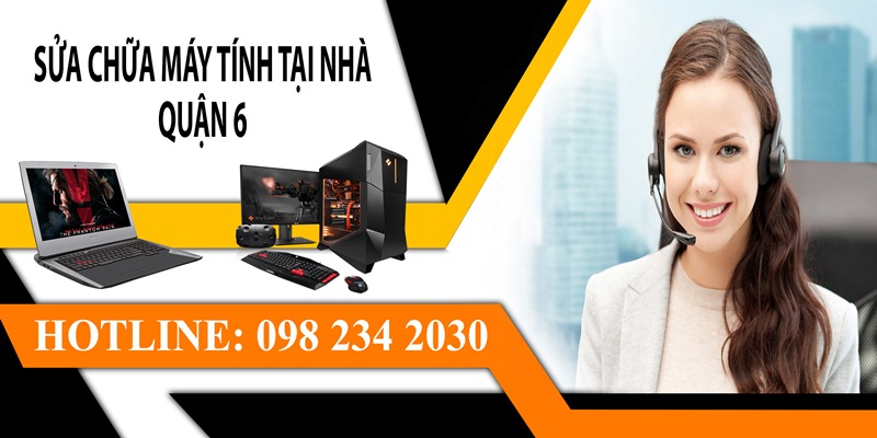 sua laptop tai nha quan 6